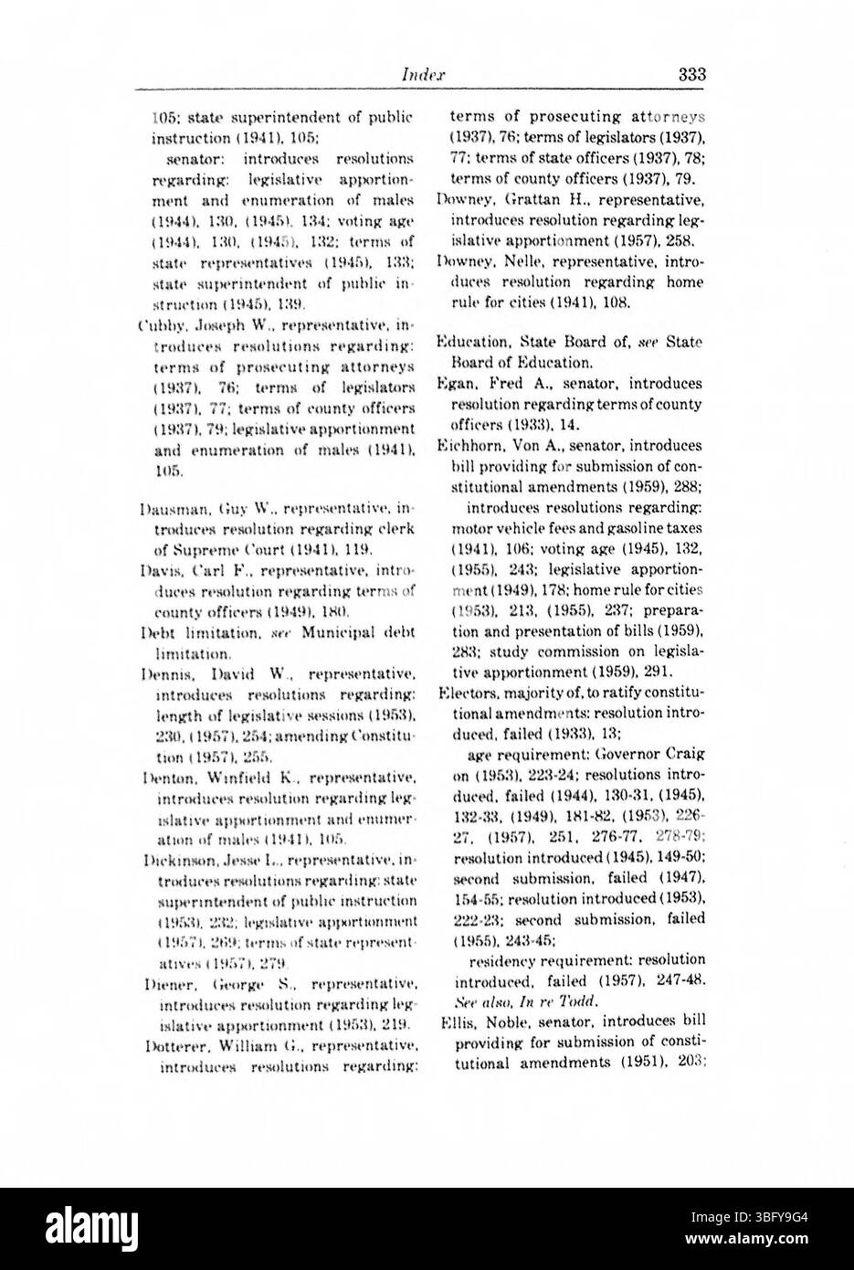 Questa sezione di *Constitution Making in Indiana* (Vol. 4, 1994) continua ad esplorare il processo costitutivo dello stato. Esamina le lotte politiche e legali che hanno influenzato la prima governance dell'Indiana e lo sviluppo del suo quadro costituzionale. Foto Stock
