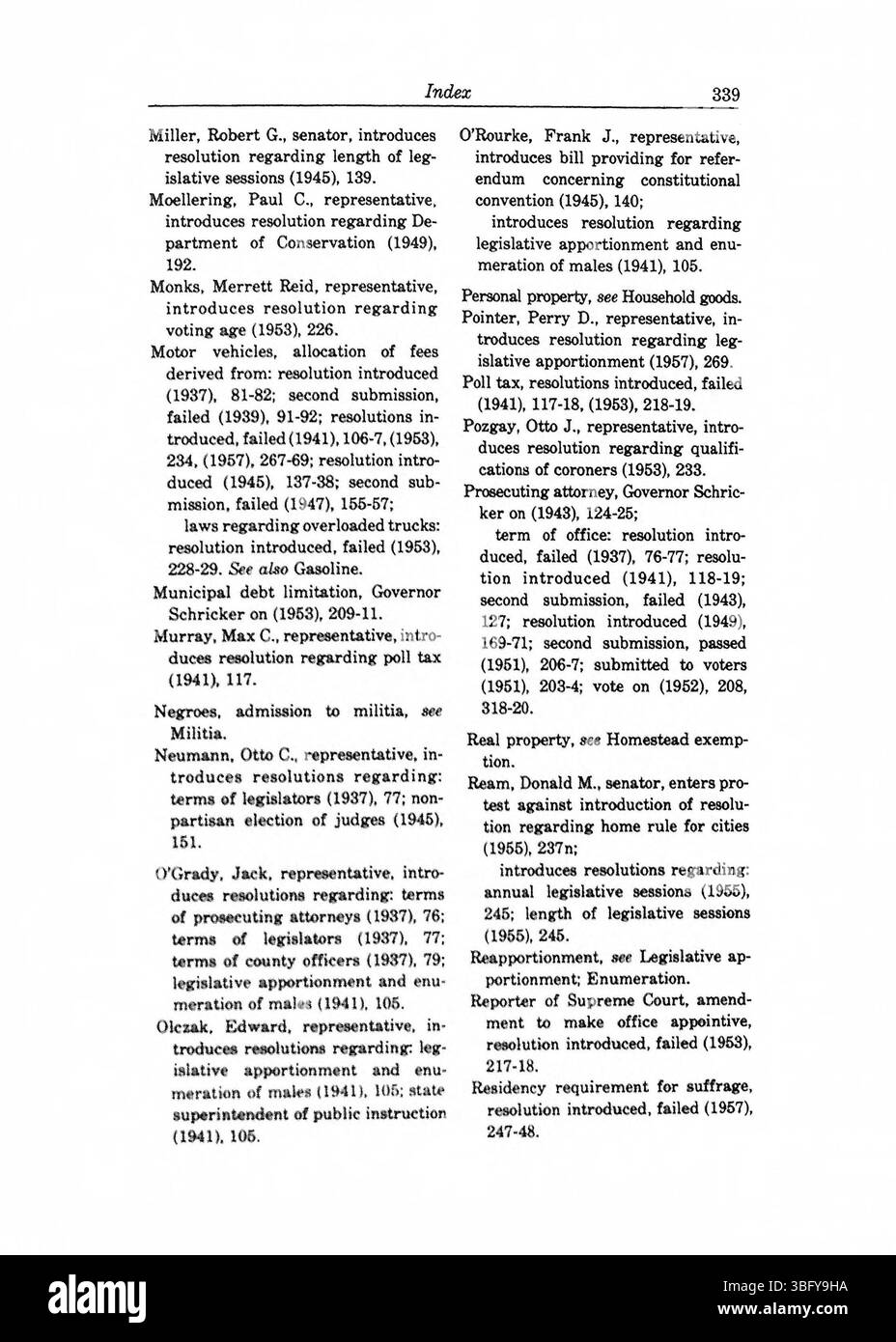 Il volume 4 di *Constitution Making in Indiana* (1994) analizza le lotte politiche e i dibattiti che hanno plasmato il primo quadro costituzionale dello stato. Discute le battaglie legali e i compromessi fatti durante la creazione della prima costituzione dell'Indiana. Foto Stock