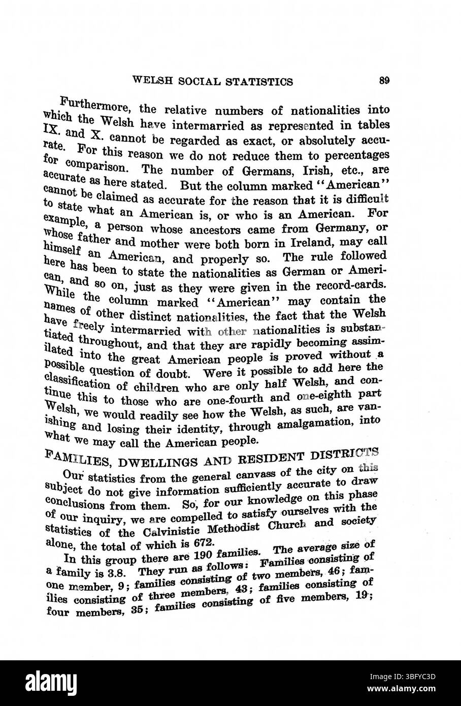 Il reverendo Daniel Jenkins Williams, che ha servito come ministro della Chiesa metodista calvinistica gallese a Columbus dal 1907 al 1911, è presente in questo lavoro del 1913. Documenta il suo viaggio accademico, culminando nel suo dottorato di ricerca presso l'Ohio State University nel 1914, ed esplora l'adattamento culturale degli immigrati gallesi. Foto Stock