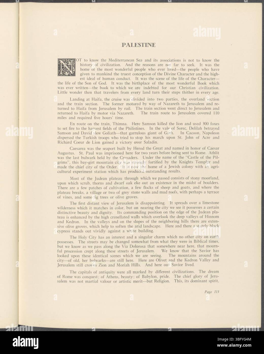 La pagina 114 di *The Student Magellan* (1927) è inclusa nell'archivio digitale, anche se cinque pagine vuote tra le immagini 1 e 2 non sono state digitalizzate. Queste pagine vuote non sono importanti per il contenuto testuale. Foto Stock