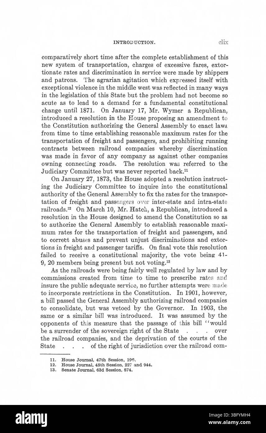 Questa sezione del volume illustrato sul processo costitutivo dell'Indiana fornisce resoconti dettagliati degli eventi chiave che hanno portato alla stesura della costituzione del 1971, concentrandosi sugli sviluppi giuridici e politici. Foto Stock