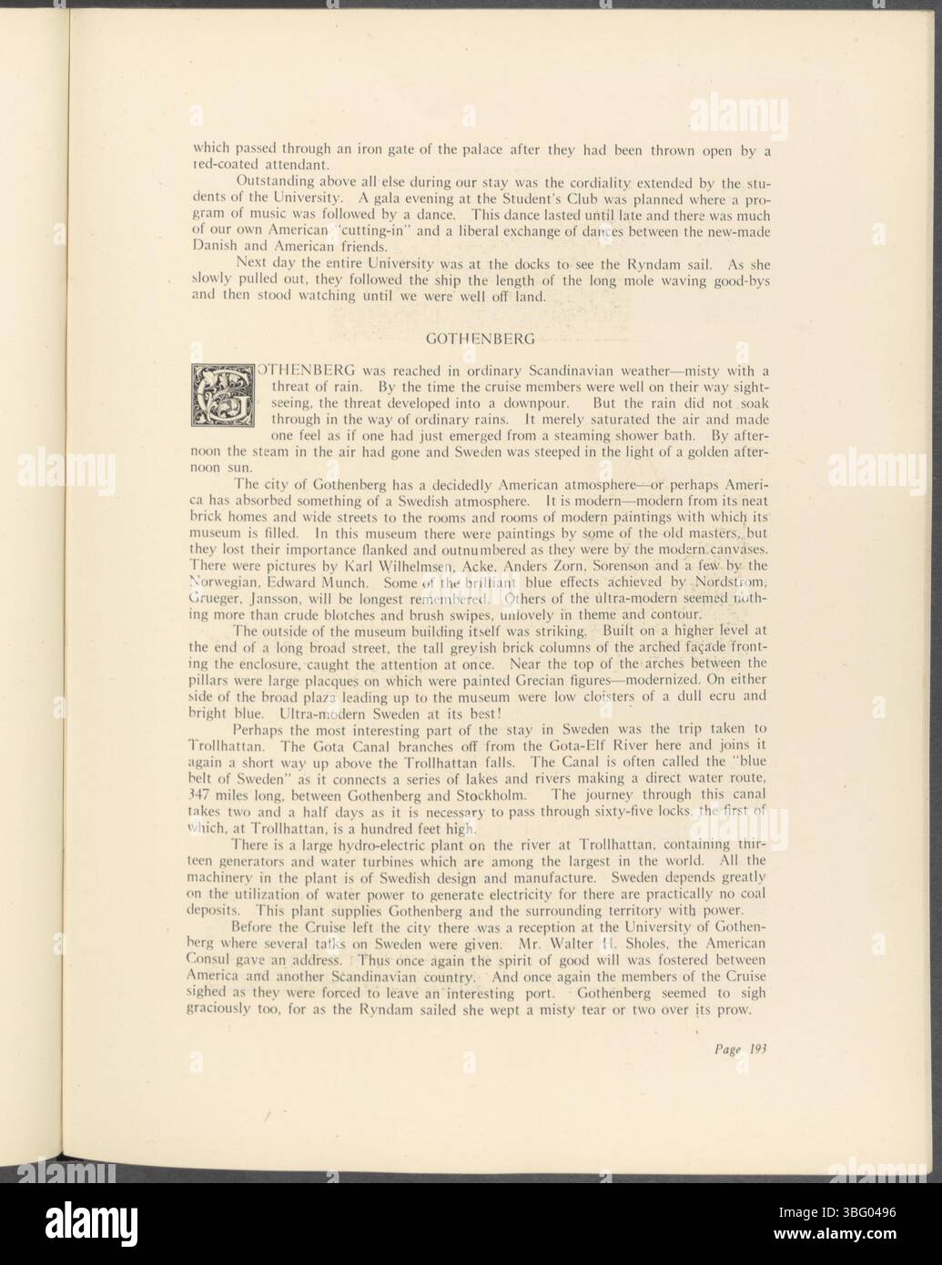 In questa sezione di *The Student Magellan*, pubblicata nel 1927, sono mostrate le pagine tra le immagini 1 e 2, ma cinque pagine vuote sono state escluse dall'archivio digitale. Foto Stock