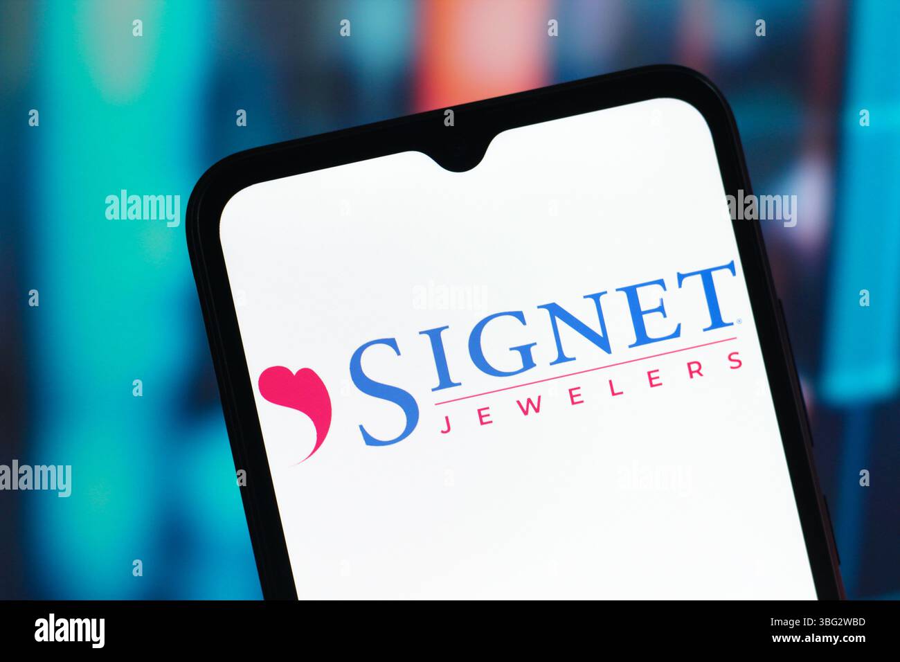 Canada. 3 giugno 2025. In questa illustrazione fotografica, il logo Signet Jewelers Limited viene visualizzato sullo schermo di uno smartphone. (Credit Image: © Thomas Fuller/SOPA Images via ZUMA Press Wire) SOLO PER USO EDITORIALE! Non per USO commerciale! Foto Stock