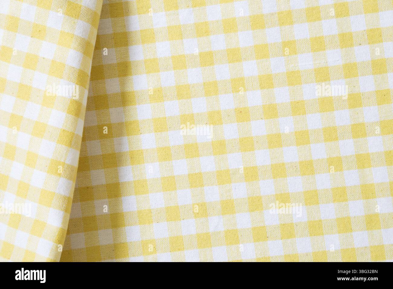 Controllare il disegno del tessuto di sfondo di piegatura Foto Stock