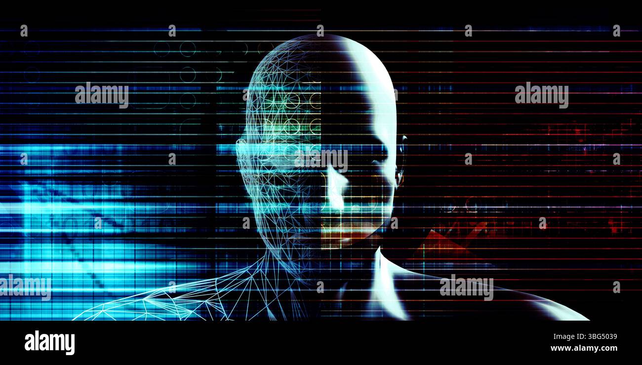 Assistenti digitali potenziati dall'intelligenza artificiale per interazioni intelligenti Foto Stock