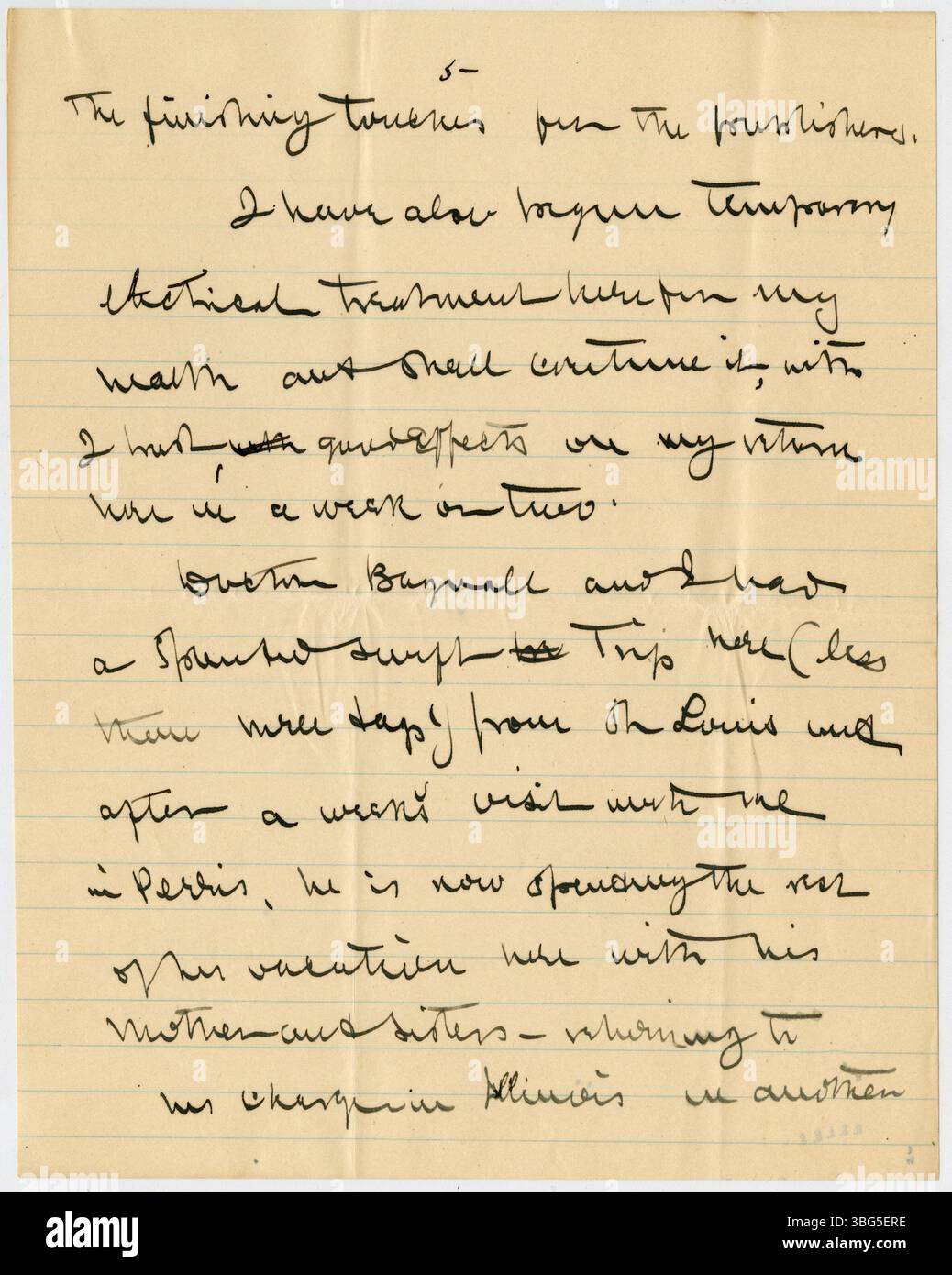 Questa lettera di William Jackson Armstrong, datata 11 maggio 1906, è indirizzata a Charles B. Galbreath. Armstrong condivide le sue esperienze dall'arrivo in California e delinea le sue intenzioni future. All'epoca Armstrong era un ex ispettore generale consolare degli Stati Uniti e una nota figura di riforma politica e sociale, che viveva in California. Foto Stock Questa lettera di William Jackson Armstrong, datata 11 maggio 1906, è indirizzata a Charles B. Galbreath. Armstrong condivide le sue esperienze dall'arrivo in California e delinea le sue intenzioni future. All'epoca Armstrong era un ex ispettore generale consolare degli Stati Uniti e una nota figura di riforma politica e sociale, che viveva in California. Foto Stock