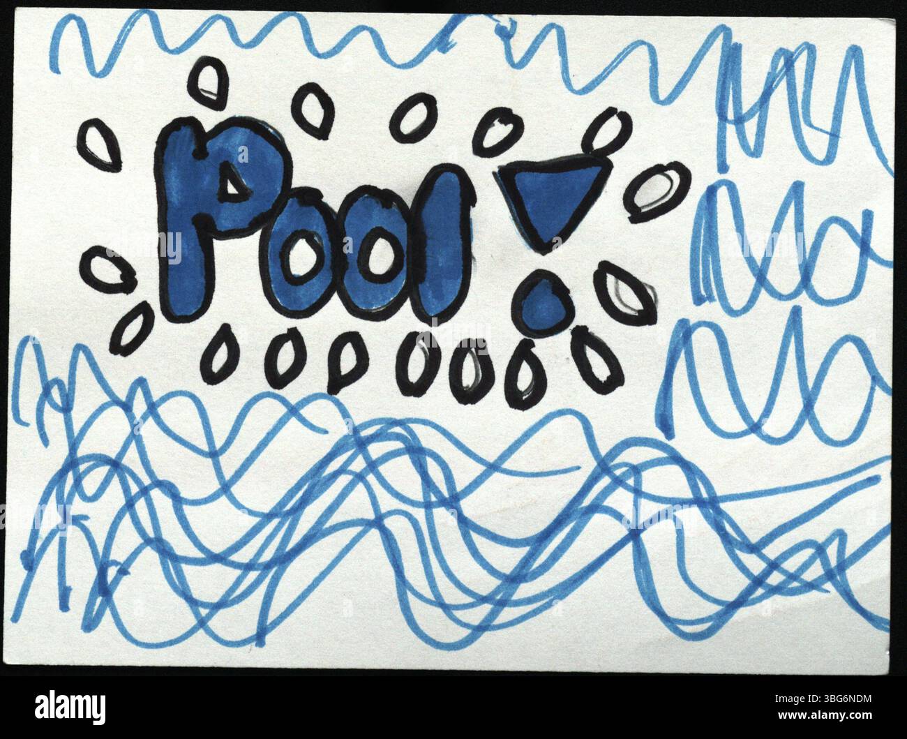 Questa cartolina estiva 2012 del Club di lettura della Columbus Metropolitan Library, progettata da un volontario, commemora il 200° anniversario di Columbus, Ohio, con un design speciale. Foto Stock