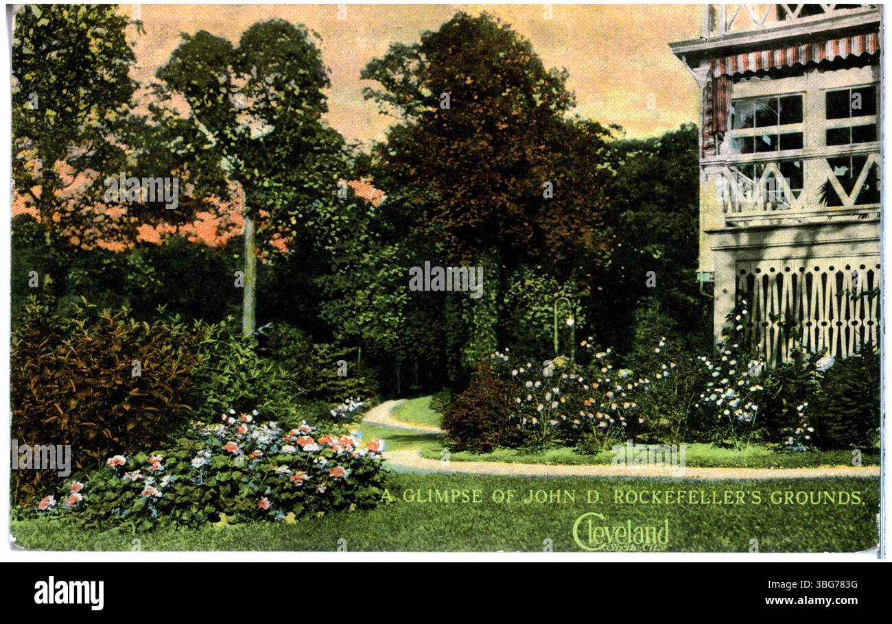 Forest Hill era la residenza estiva del magnate del petrolio John D. Rockefeller e della sua famiglia a Cleveland, Ohio. La proprietà è stata un rifugio privato per loro durante i primi anni '1900 Foto Stock
