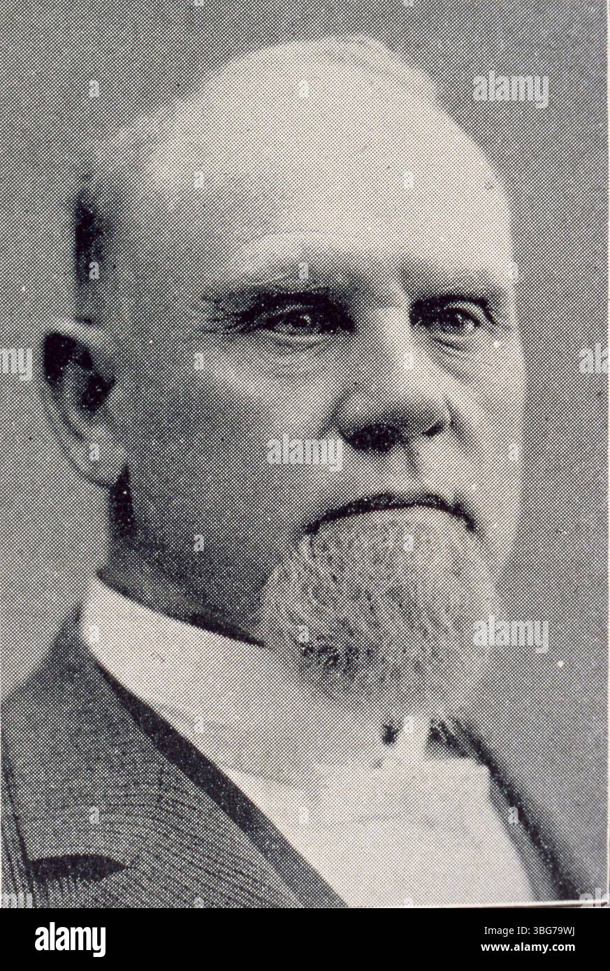 Elijah G. Coffin (11/27/1830-4/19/1910) nacque vicino a South Charleston, Ohio. Prestò servizio nel 146th Infantry Regiment dell'Ohio durante la guerra civile. Coffin deteneva vari uffici locali, tra cui maresciallo, sindaco e sceriffo di South Charleston e Springfield, Ohio. Fu direttore del penitenziario dell'Ohio dal 1886-1890 al 1896-1900. Foto Stock