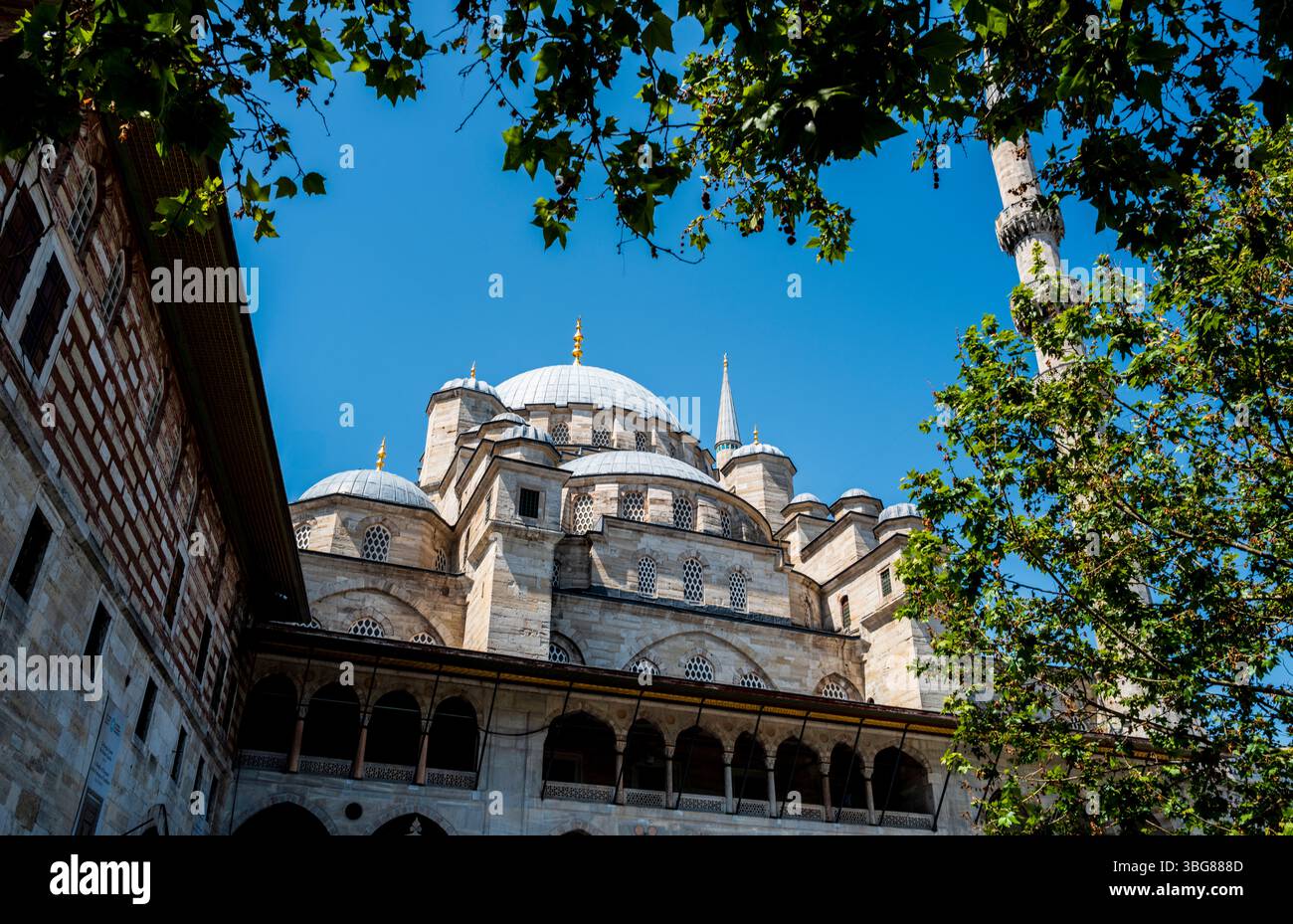 La nuova Moschea di Eminonu, Istanbul, Turchia Foto Stock