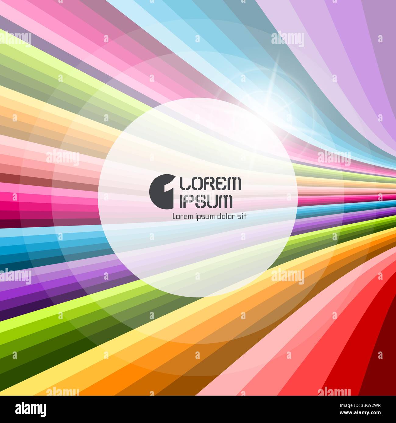 Abstract background di turbolenza. Illustrazione Vettoriale con posto per il testo. Illustrazione Vettoriale