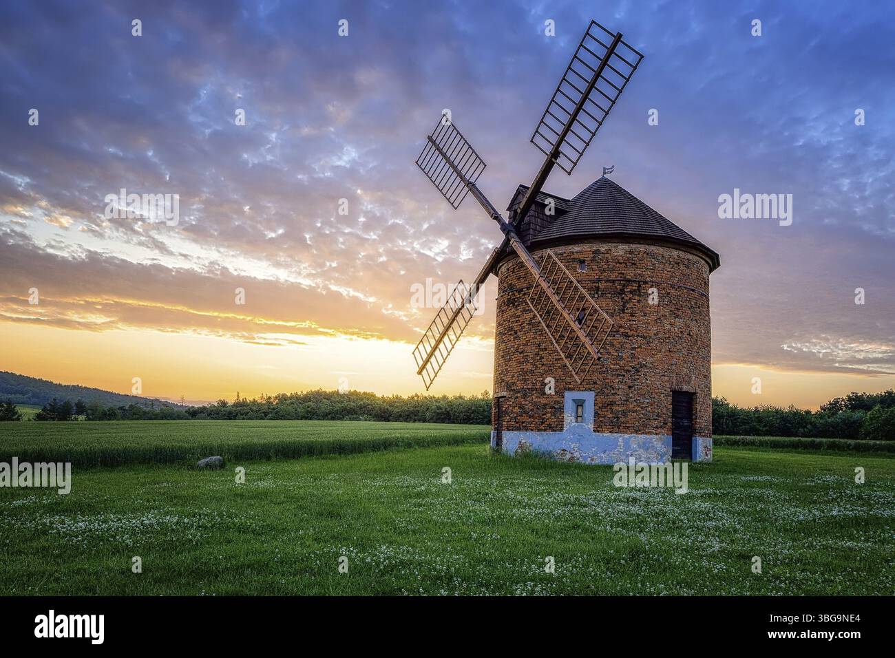 Splendida natura incontaminata della Moravia, una destinazione meravigliosa per le vacanze e il relax Foto Stock