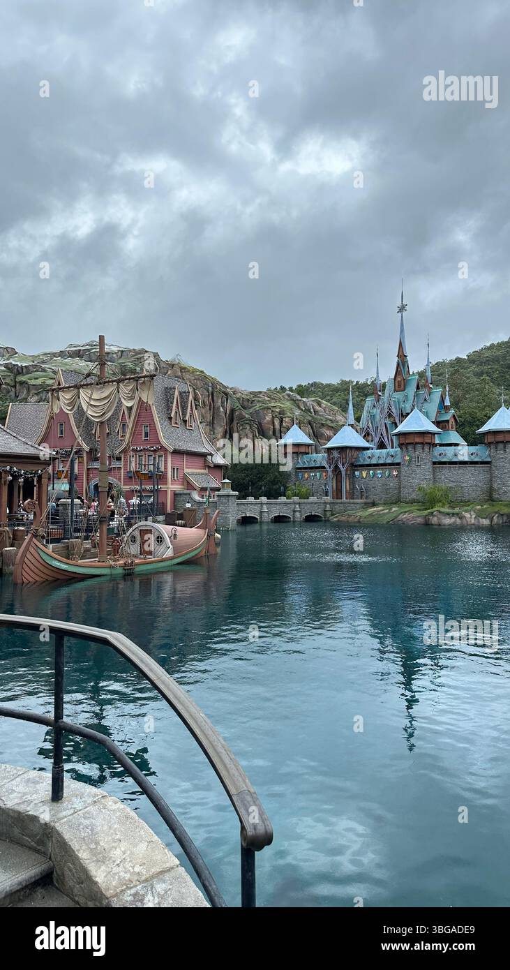 Hong Kong Disney HK - Immagine stock catturata con smartphone