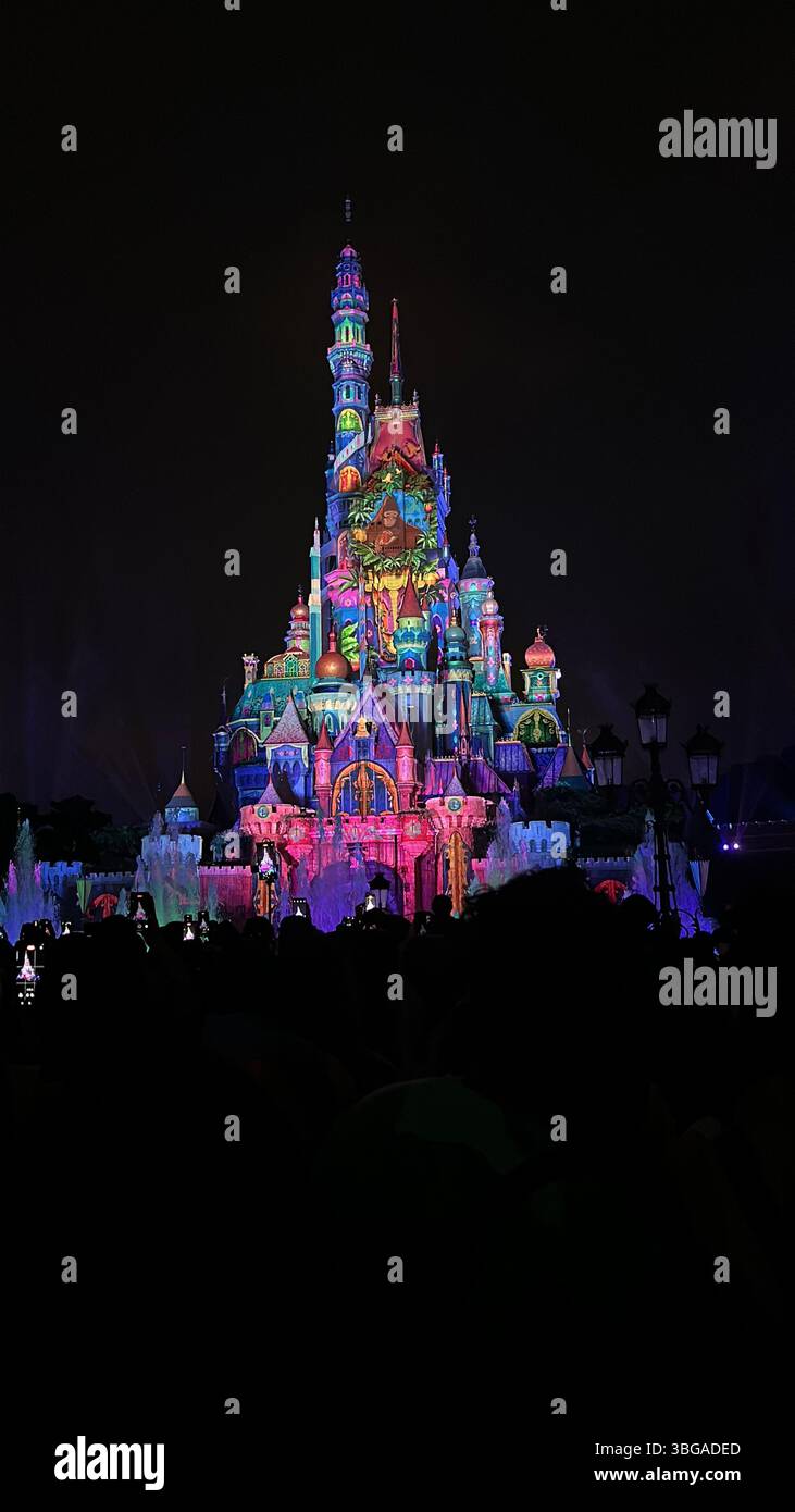 Hong Kong Disney HK - Immagine stock catturata con smartphone
