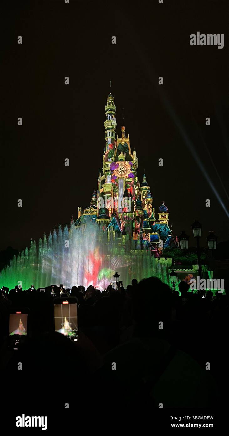 Hong Kong Disney HK - Immagine stock catturata con smartphone