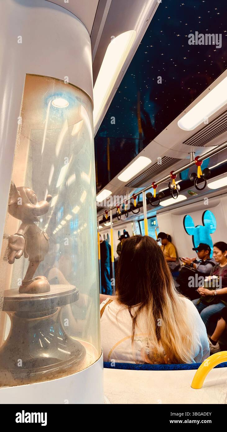 Hong Kong Disney HK - Immagine stock catturata con smartphone