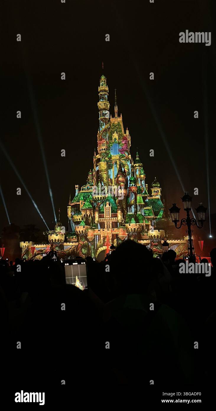 Hong Kong Disney HK - Immagine stock catturata con smartphone