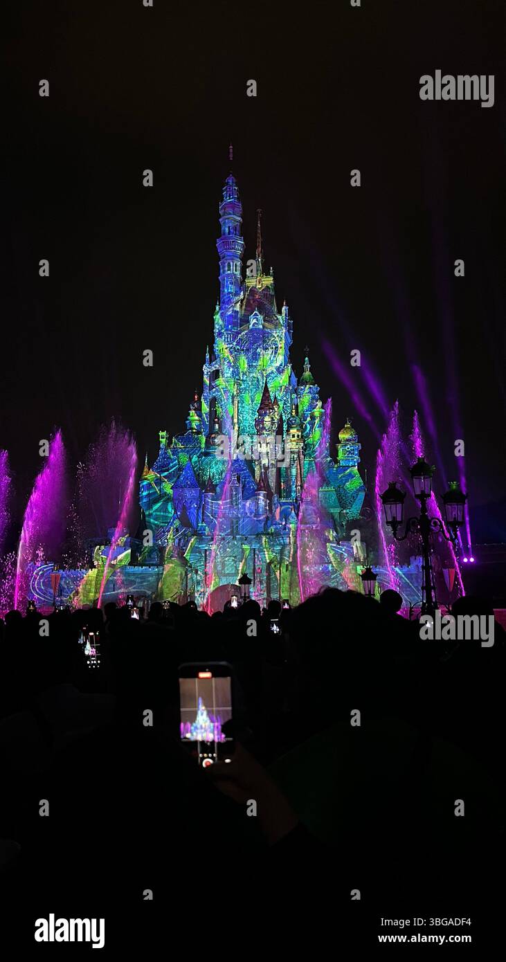 Hong Kong Disney HK - Immagine stock catturata con smartphone