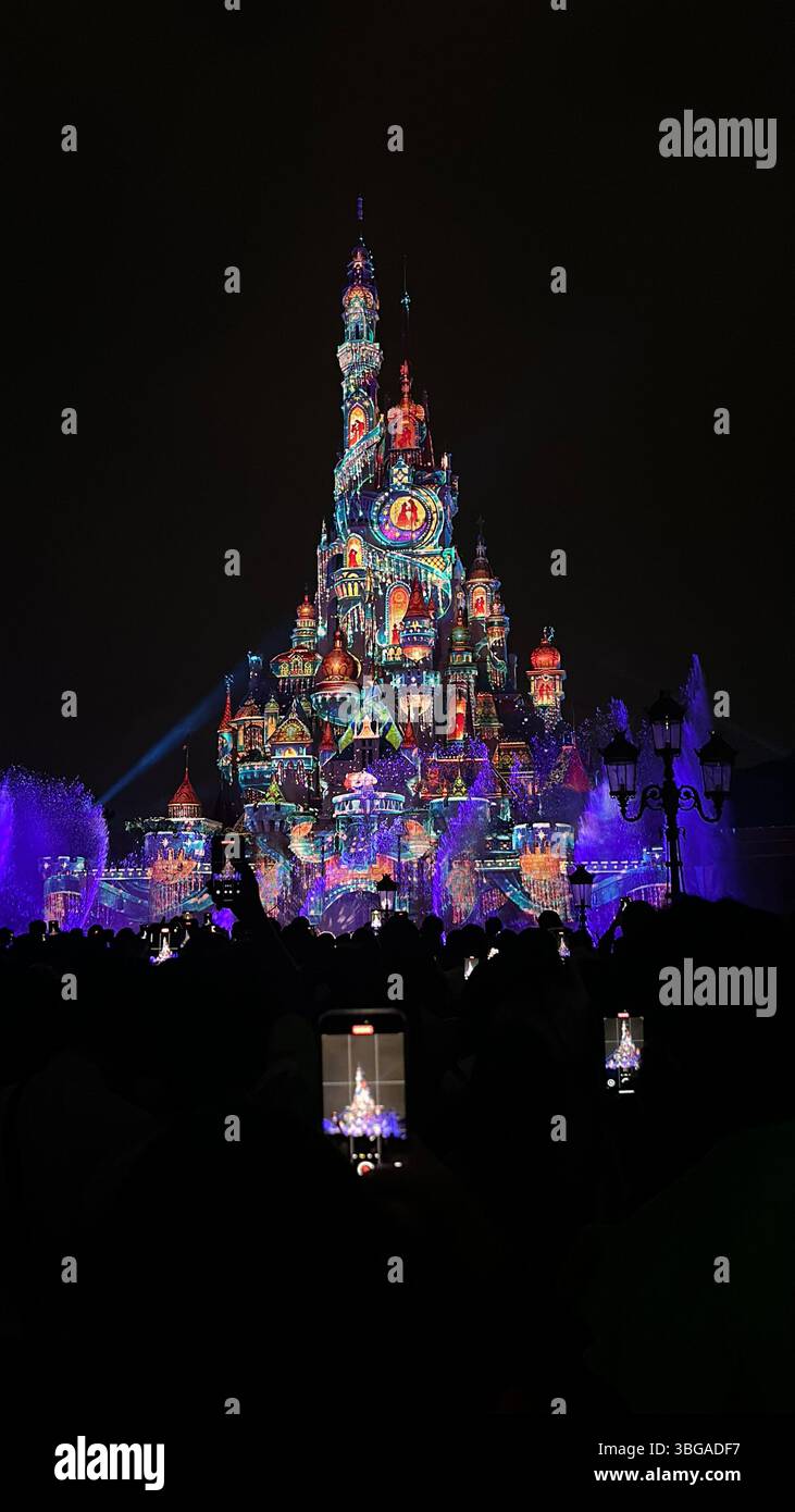Hong Kong Disney HK - Immagine stock catturata con smartphone