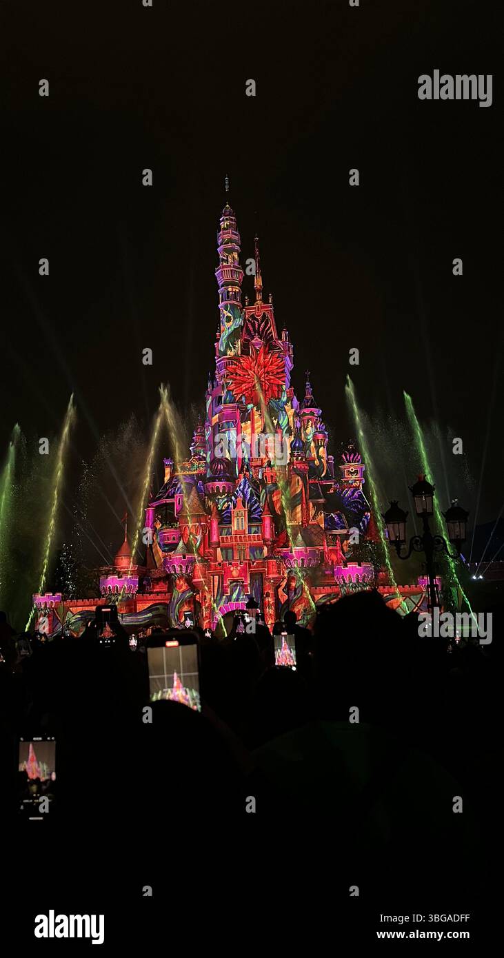 Hong Kong Disney HK - Immagine stock catturata con smartphone