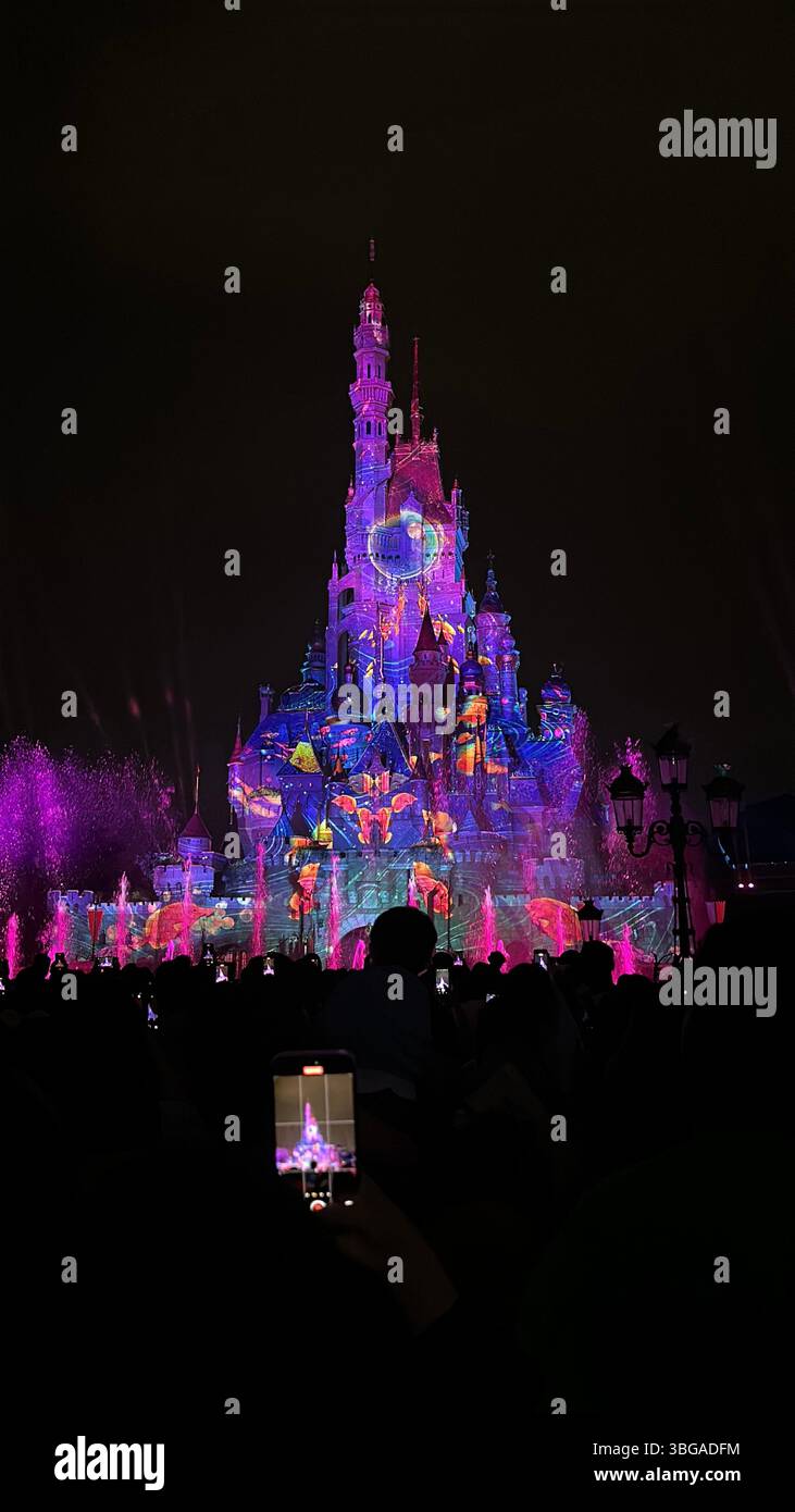 Hong Kong Disney HK - Immagine stock catturata con smartphone
