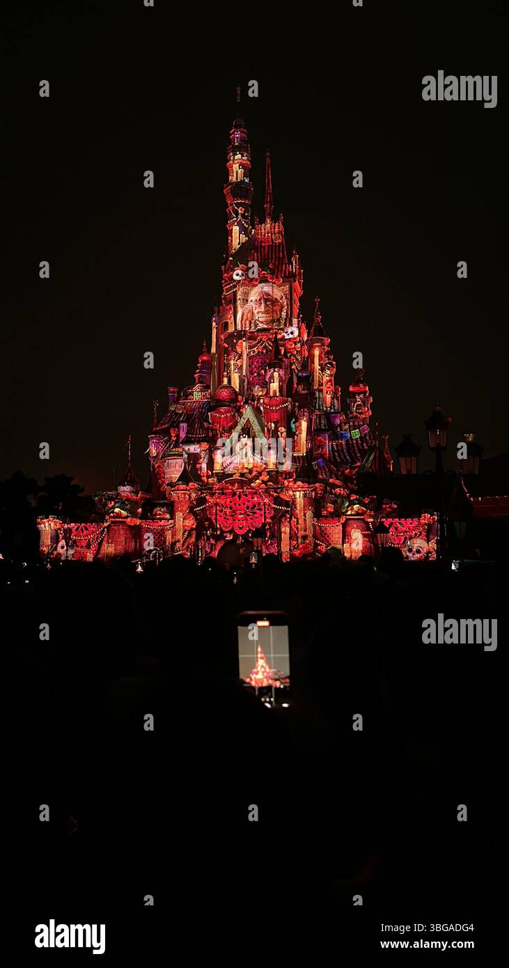 Hong Kong Disney HK - Immagine stock catturata con smartphone