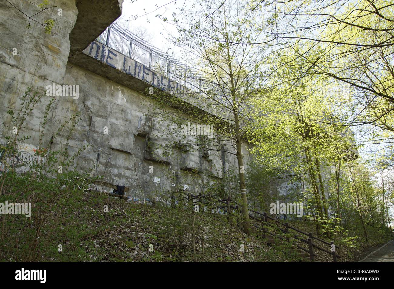 Flaktower Humboldthain a Berlino, Germania, Europa Foto Stock