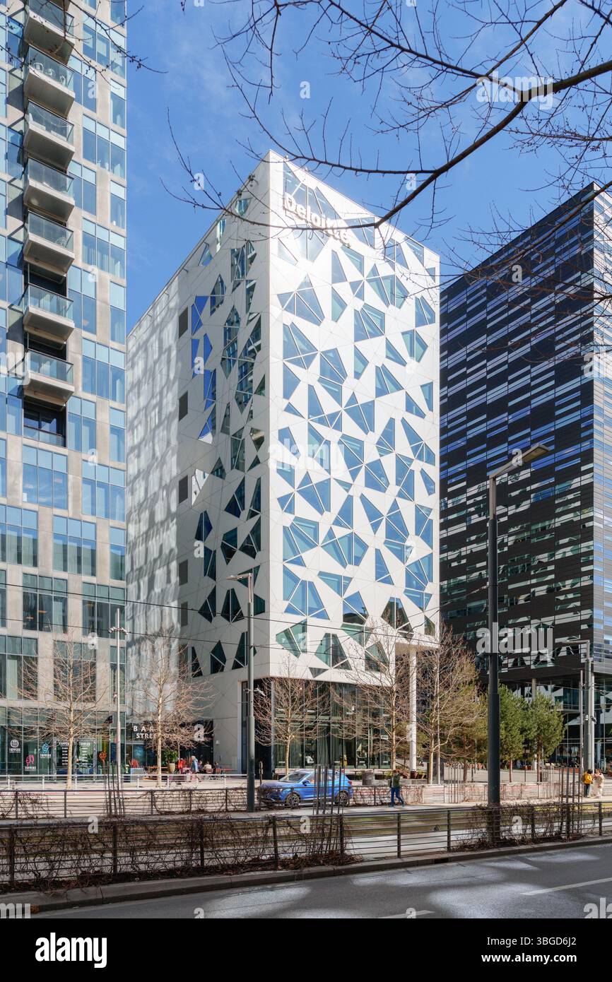 Oslo, Norvegia - Barcode B.10,1 edificio per uffici, Barcode Development, di Snøhetta Foto Stock