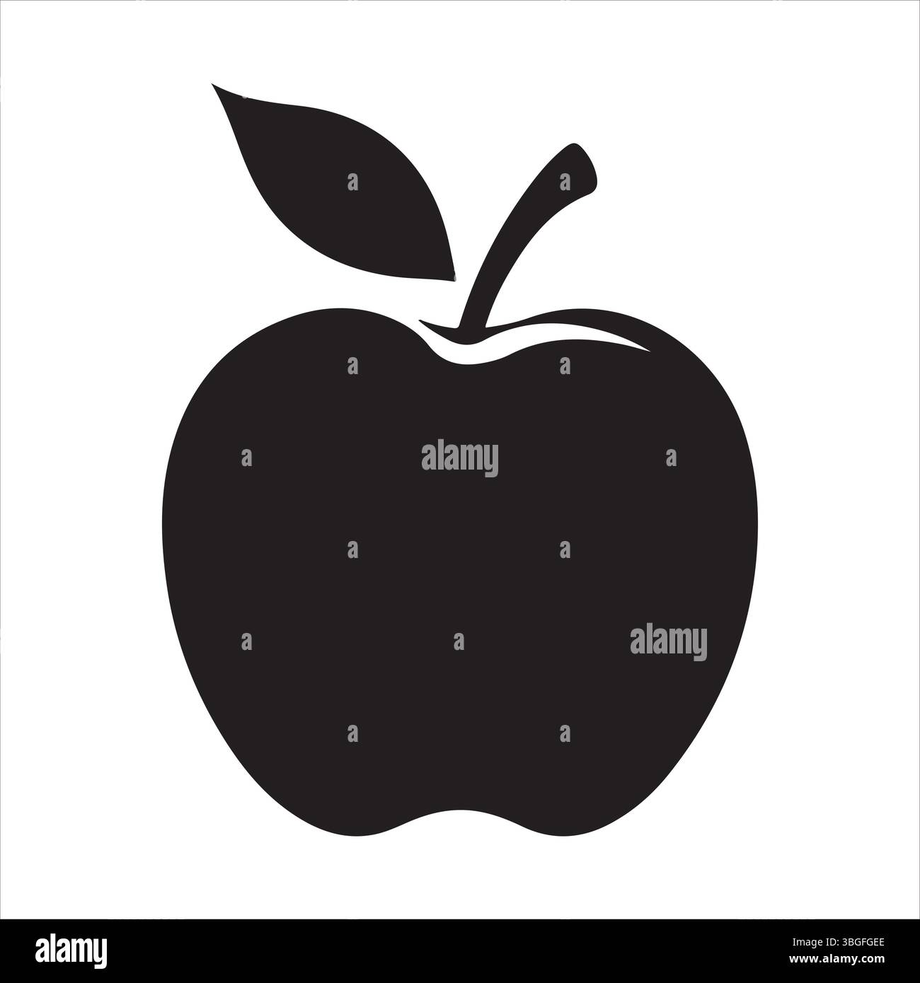 Apple Clipart su sfondo bianco Illustrazione Vettoriale