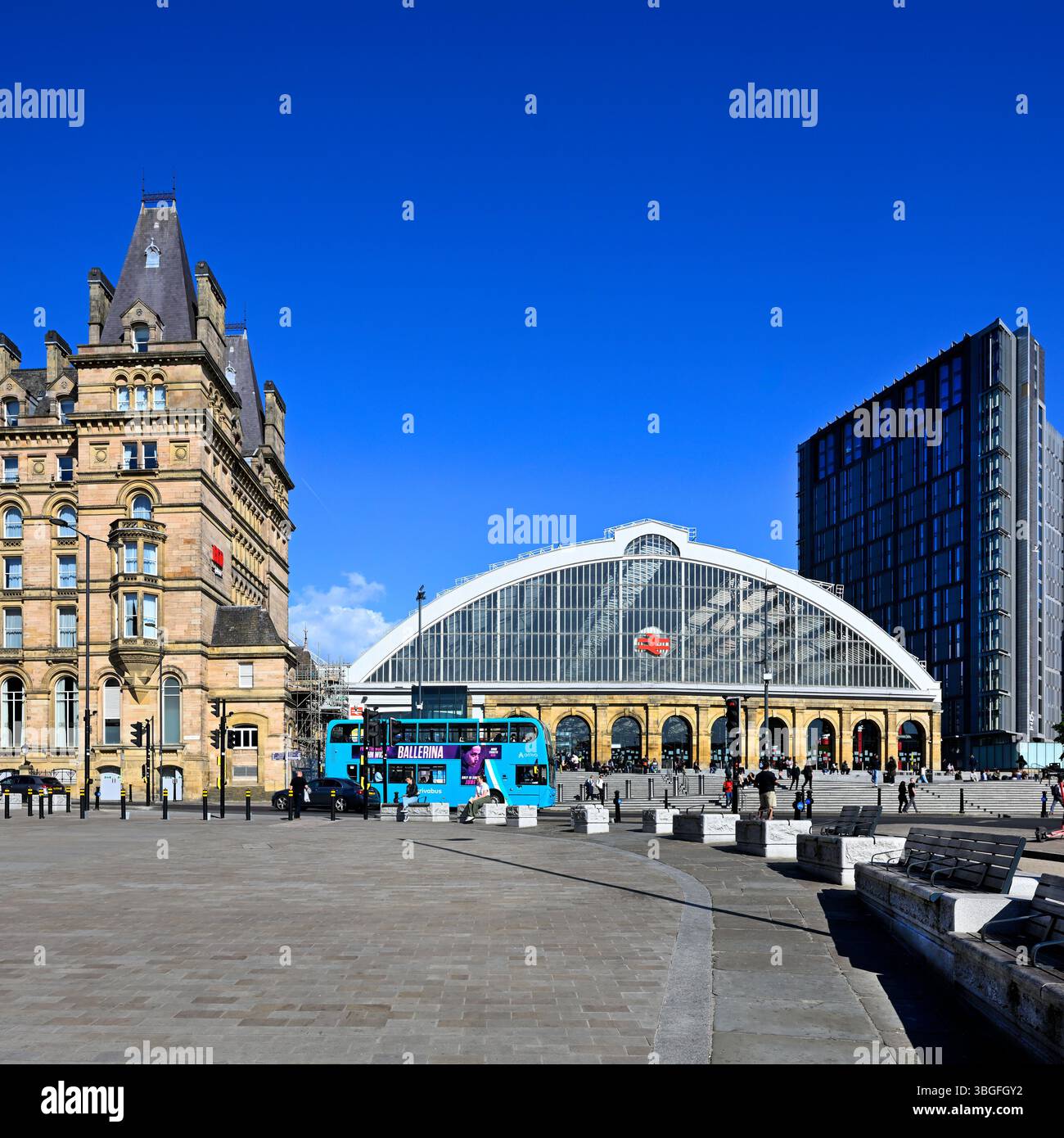 Stazione ferroviaria di Liverpool Lime Street Foto Stock