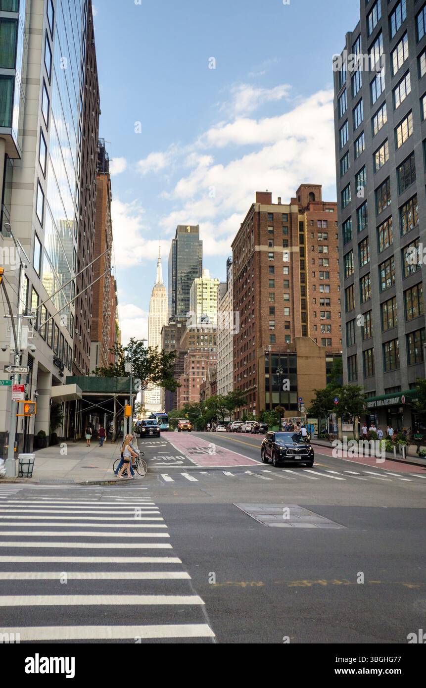 34th Street a New York Foto Stock