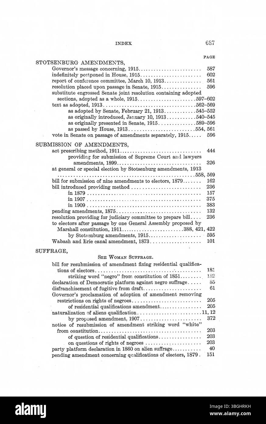 Il volume 2 di *Constitution Making in Indiana* (1975) documenta le fasi conclusive del processo di redazione costituzionale, con un focus sui dibattiti finali e l'approvazione della costituzione dell'Indiana. Foto Stock