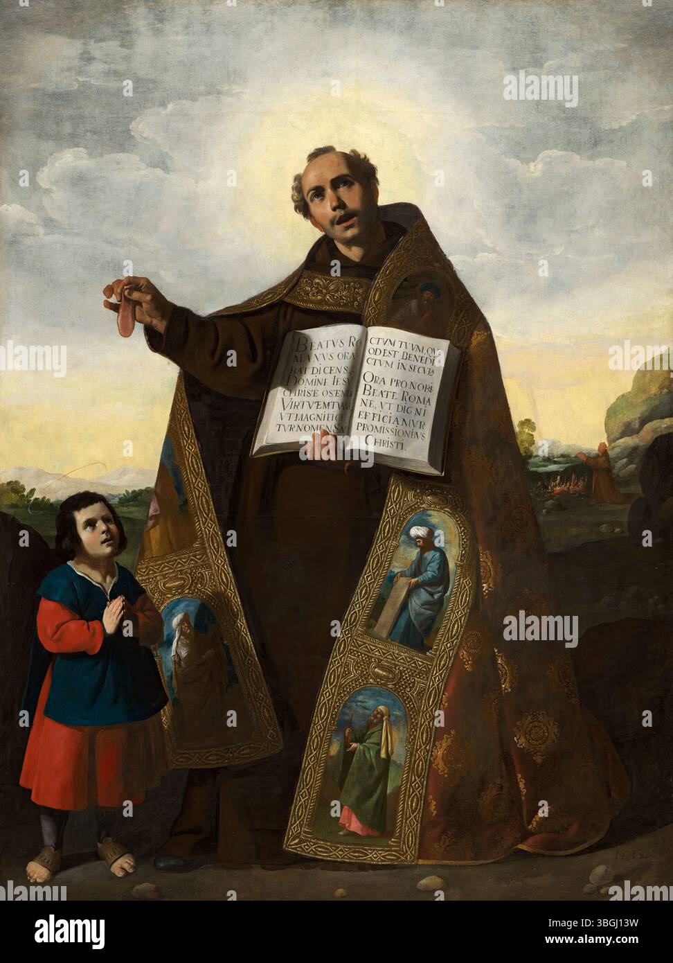 San Romano di Antiochia e San Barola. Francisco de Zurbarán. 1638. Foto Stock