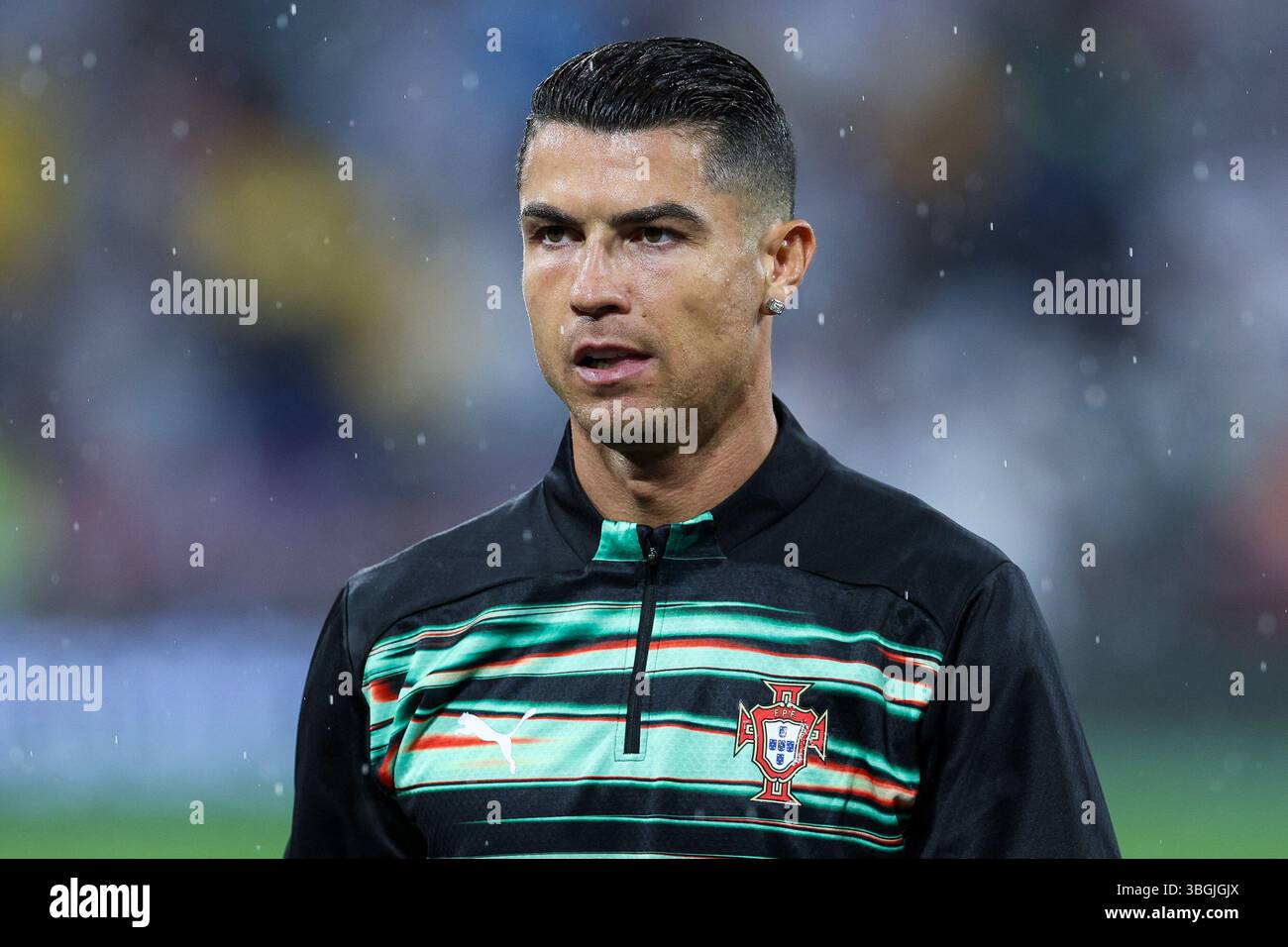 Finali di UEFA Nations League 2025 Germania Halbfinale Deutschland - Portogallo AM 04.06.2025 in der Fussball Arena Muenchen a Monaco Cristiano Ronaldo ( Portogallo ) foto: Revierfoto credito: ddp media GmbH/Alamy Live News Foto Stock