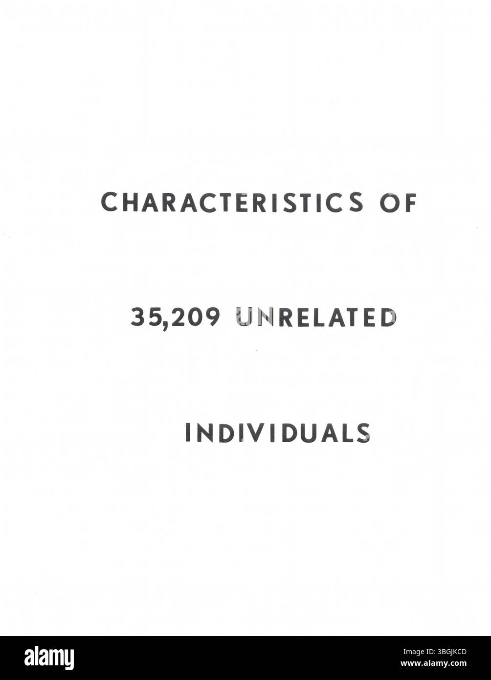 Questo studio, preparato nel 1964 dallo United Community Council, si concentra sulla povertà, alloggi inadeguati, scarsa istruzione e assistenza sanitaria limitata a Columbus e Franklin County, Ohio. Si tratta della prima fase di un programma in corso per affrontare questi problemi critici. Foto Stock