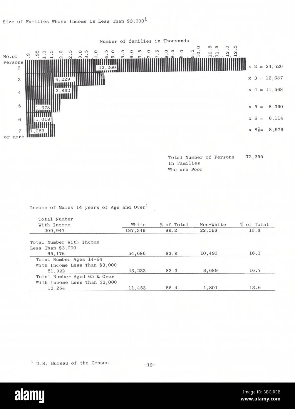 Questo studio del 1964, preparato dall'United Community Council, presenta la prima fase di un programma multifase per identificare i problemi a Columbus e Franklin County, Ohio. Affronta questioni come la povertà, la povertà degli alloggi, l'istruzione limitata e le cure mediche inadeguate. Foto Stock