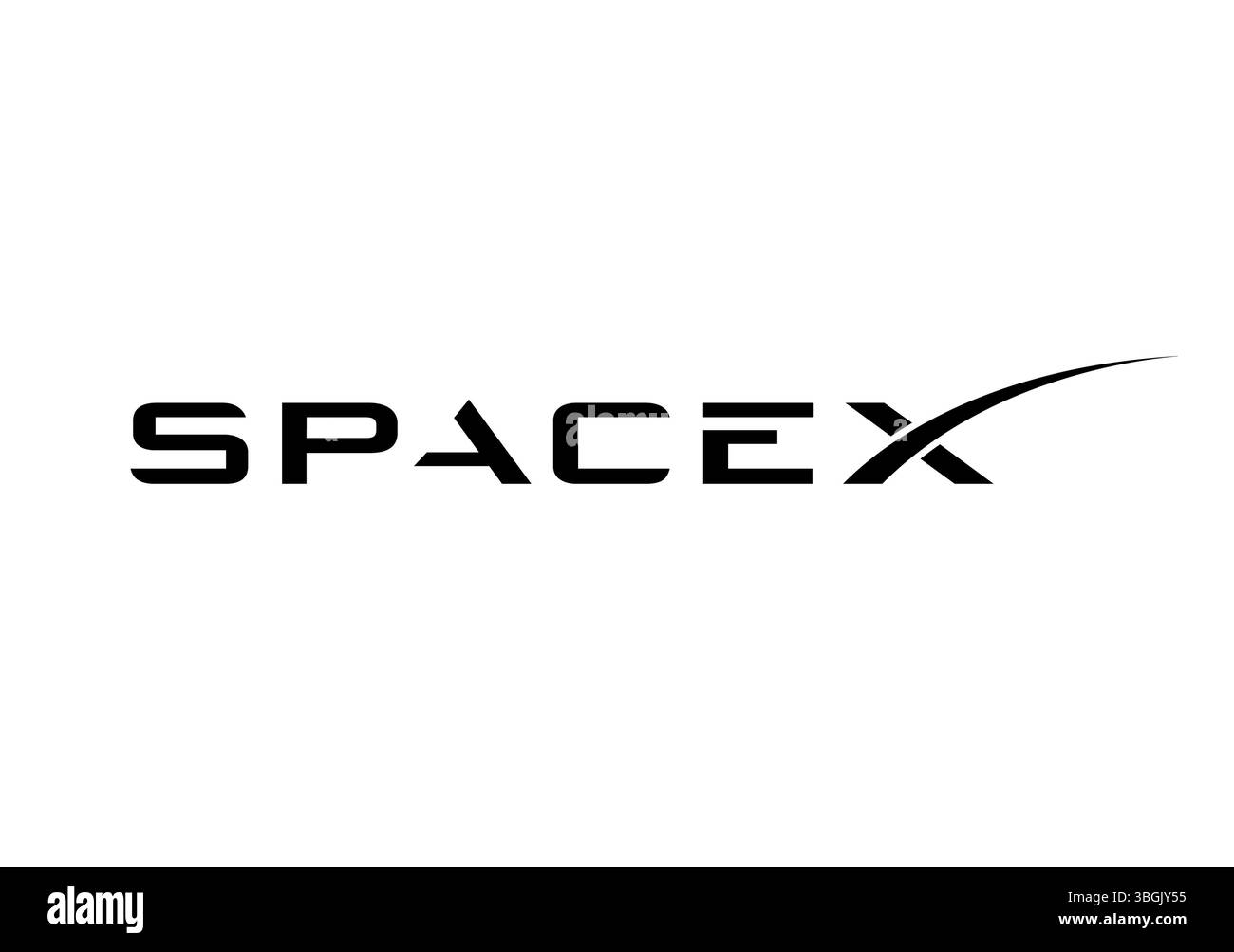Logo SpaceX Foto Stock
