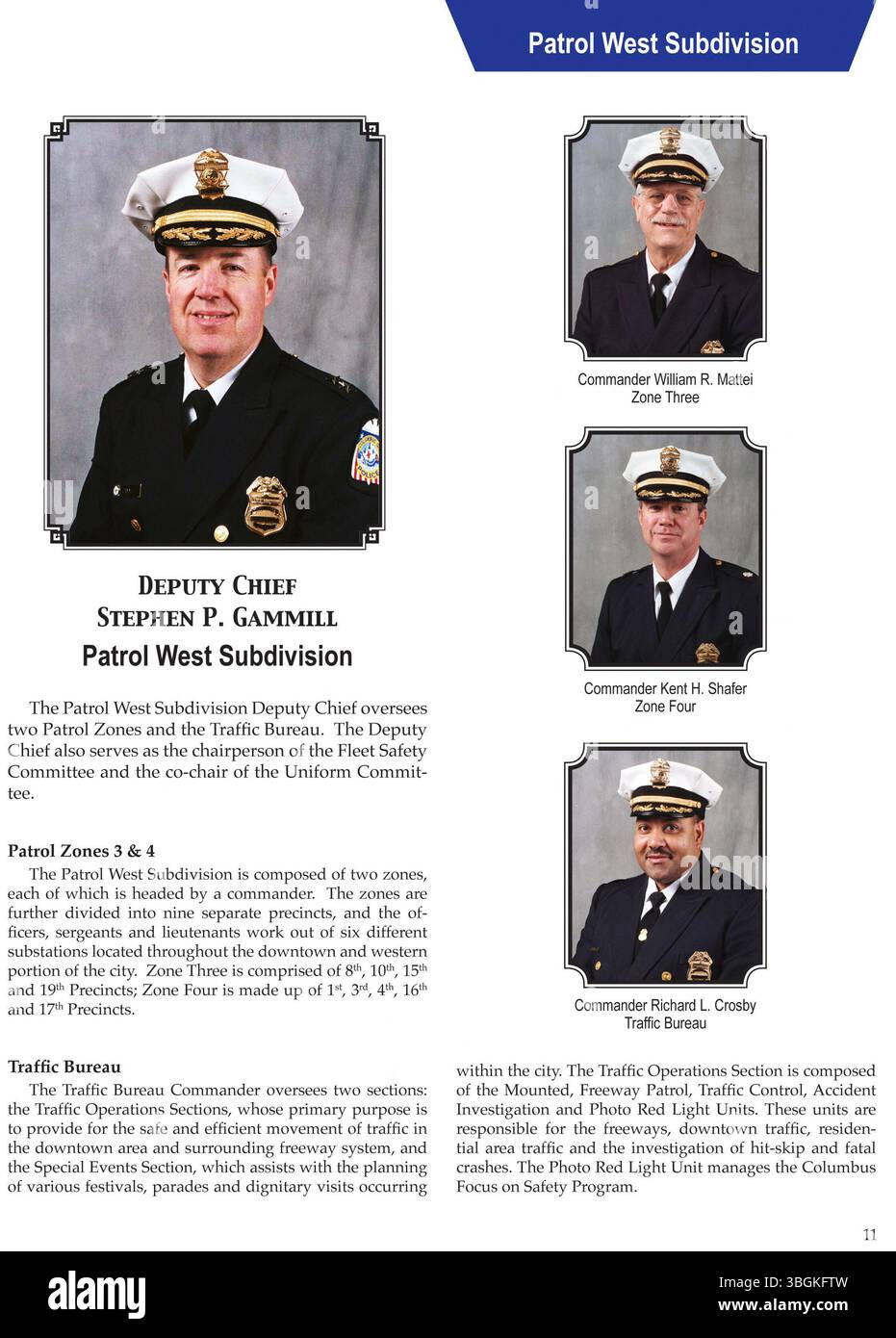 Il rapporto annuale 2007 della Columbus Division of Police fornisce una panoramica completa delle attività del dipartimento, tra cui statistiche sulla criminalità, sensibilizzazione della comunità e risultati del dipartimento durante tutto l'anno. Foto Stock