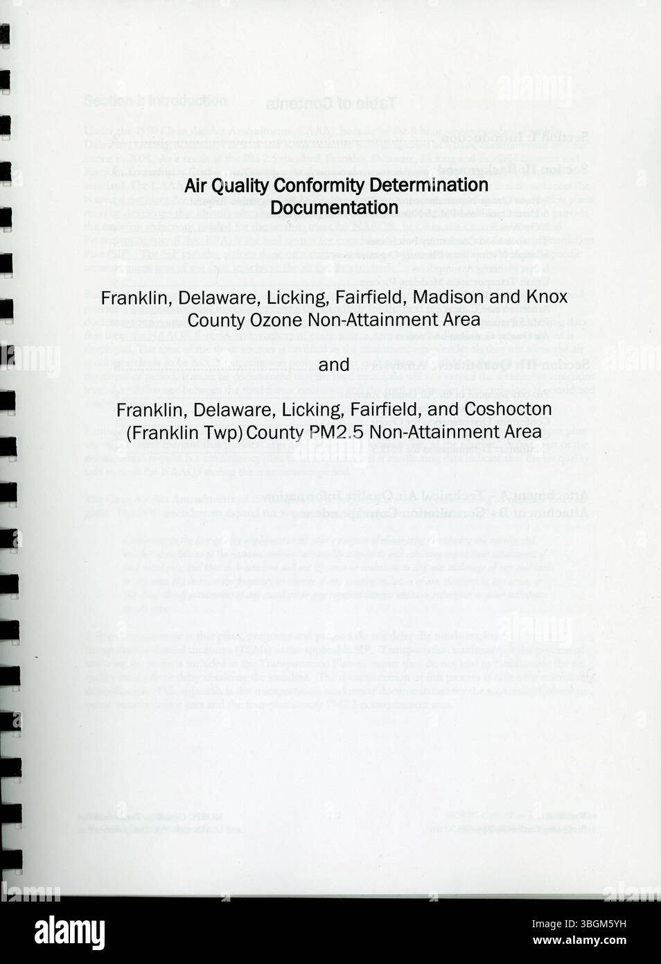 Il piano CapitalWays di MORPC per il periodo 2008-2030 fornisce un quadro per lo sviluppo dei trasporti nell'Ohio centrale, evidenziando le previsioni della popolazione, le esigenze del sistema e la logistica delle merci. Il piano supporta l'accesso multimodale e soluzioni infrastrutturali a lungo termine. Foto Stock
