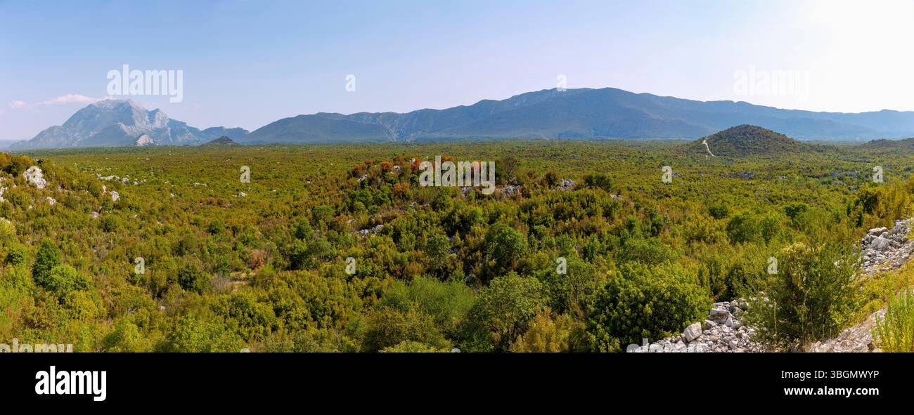 Mosor Mountains, Panorama Foto Stock