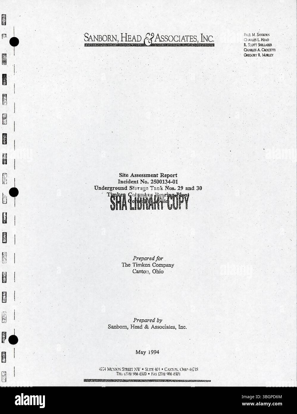 La proposta chiede una sovvenzione del Clean Ohio Revitalization Fund per aiutare a ripulire l’ex Timken Company Bearing Plant nel quartiere Milo-Grogan, un’iniziativa che fa parte del più ampio sforzo dell’Ohio per rivitalizzare e riutilizzare i siti industriali per uso comunitario. Foto Stock