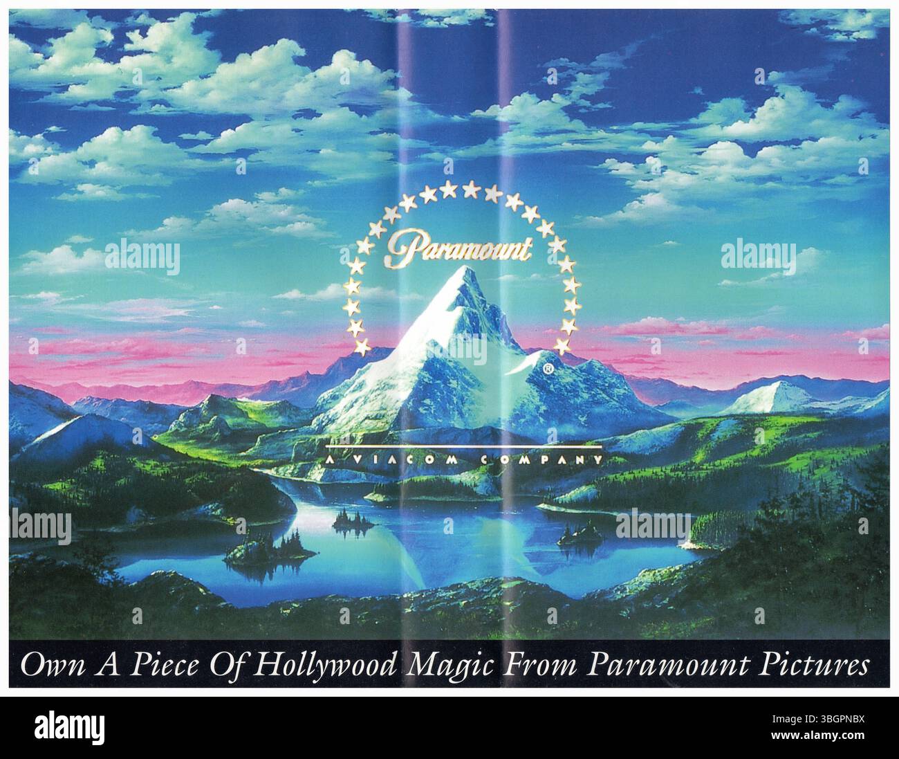 Opuscolo promozionale 1995 Own a Piece of Hollywood Magic di Paramount Pictures Foto Stock
