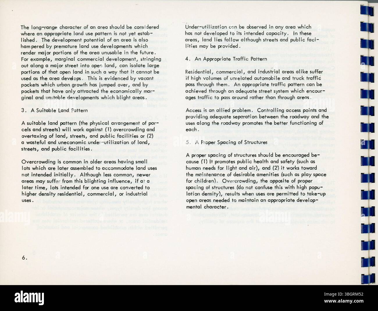 Il Northland area Study del 1965 fornisce raccomandazioni dettagliate per guidare lo sviluppo urbano e la suddivisione in zone nell'area di Northland, come parte dei più ampi sforzi di pianificazione regionale di Columbus. Foto Stock