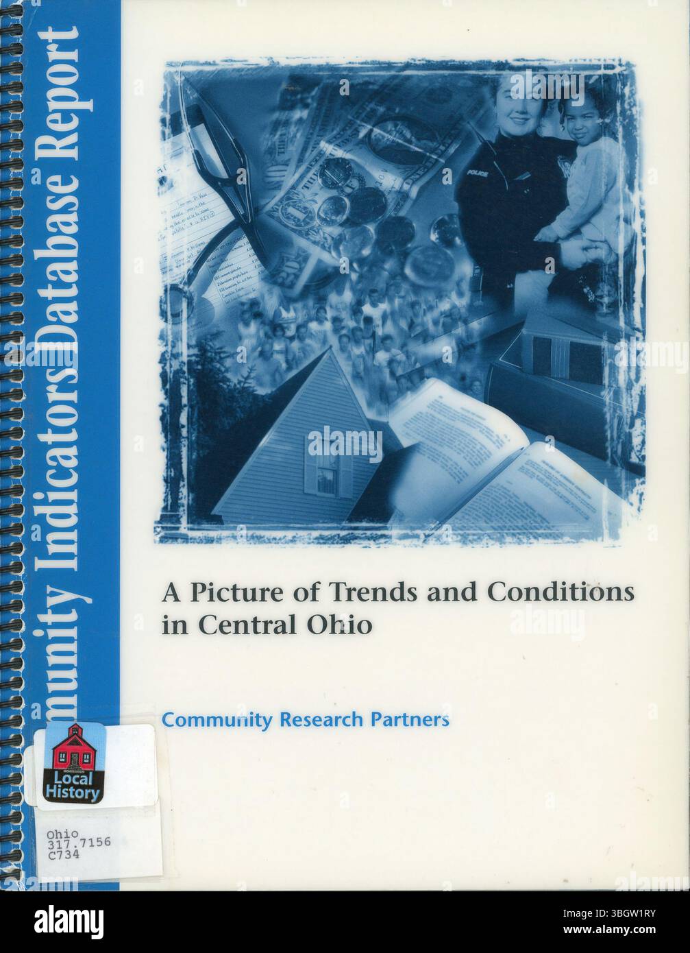 Questo rapporto dell'Ohio centrale presenta dati sulle tendenze e le condizioni locali in vari settori, tra cui popolazione, reddito, occupazione, alloggi, istruzione, salute e sicurezza, rivolta ai responsabili politici, ai ricercatori e al pubblico in generale. Foto Stock