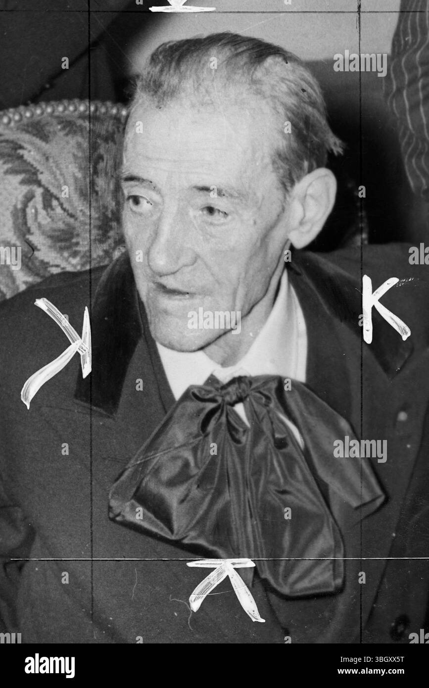 Maurice Utrillo - Pittore francese [didascalia in francese] 5 novembre 1955 Foto Stock