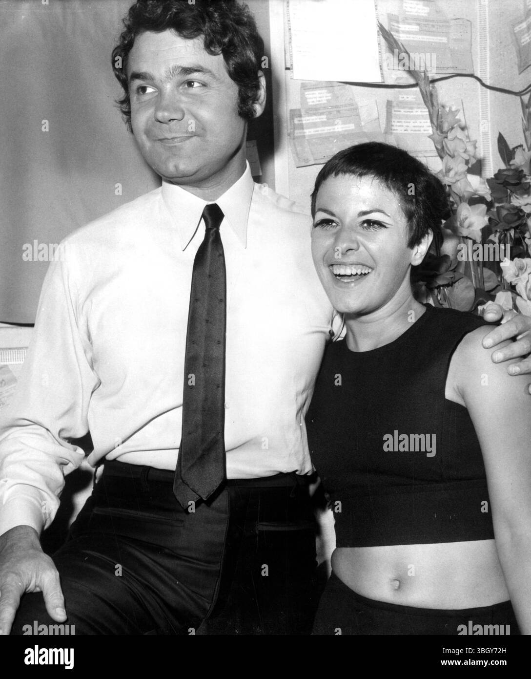 Pierre Perret ed Elis Regina 25 ottobre 1968 Foto Stock