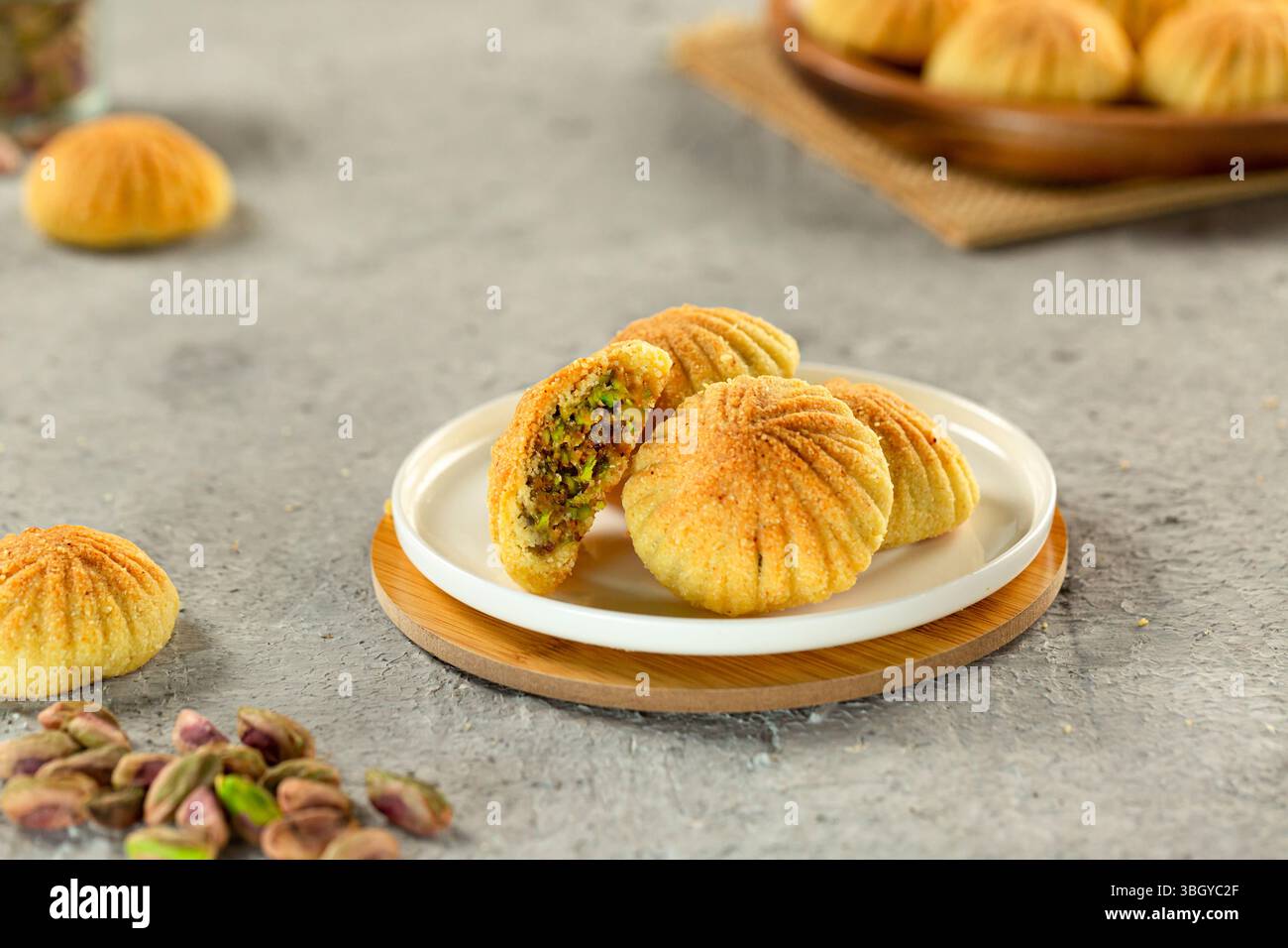 Maamoul, servito in occasioni felici. Foto Stock