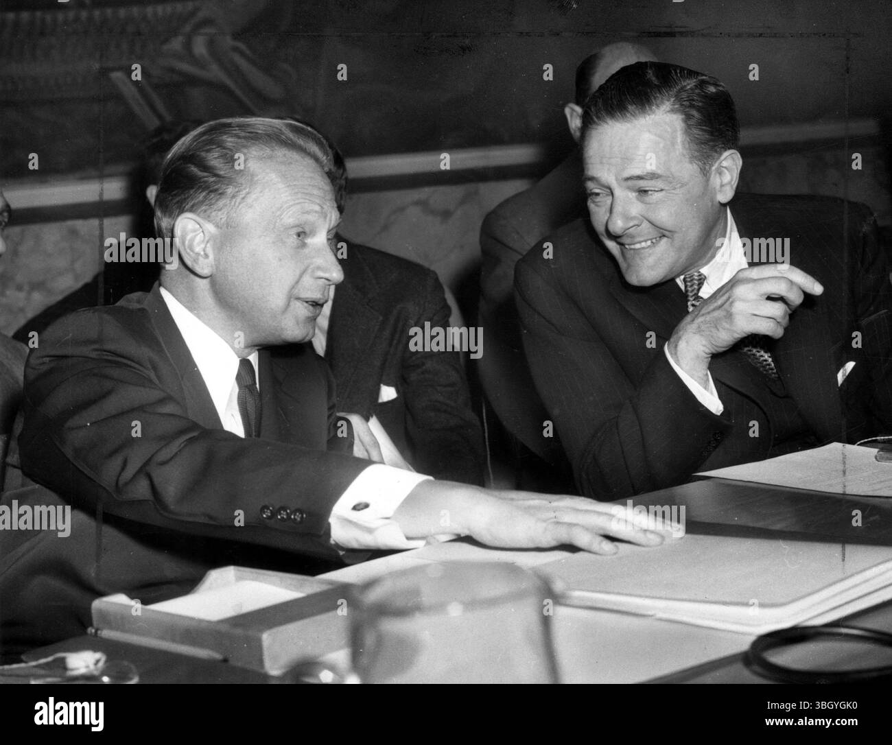 Segretario generale delle Nazioni Unite Dag Hammarskjold Foto Stock