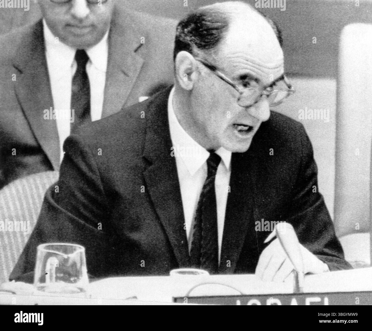 Michael Comay , ambasciatore israeliano alle Nazioni Unite Foto Stock