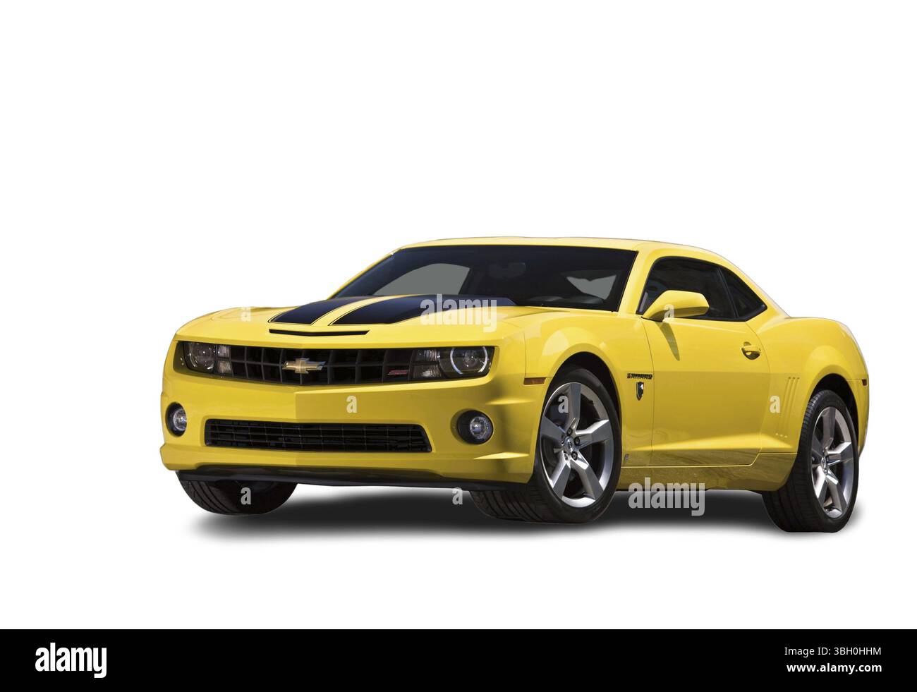Popolare auto sportiva americana, la moderna Chevrolet Camaro Foto Stock